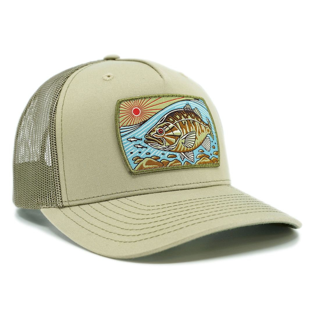 Casey Underwood Sunrise Smallmouth Trucker Hat, view 2