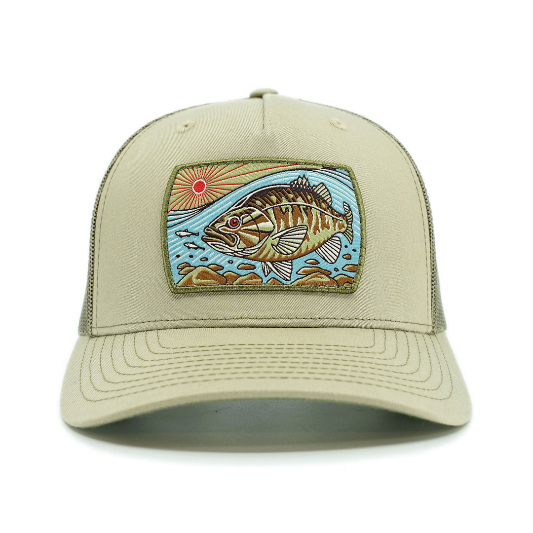 Casey Underwood Sunrise Smallmouth Trucker Hat, view 3