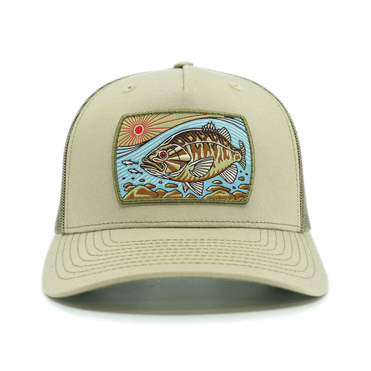 Casey Underwood Sunrise Smallmouth Trucker Hat, view 3