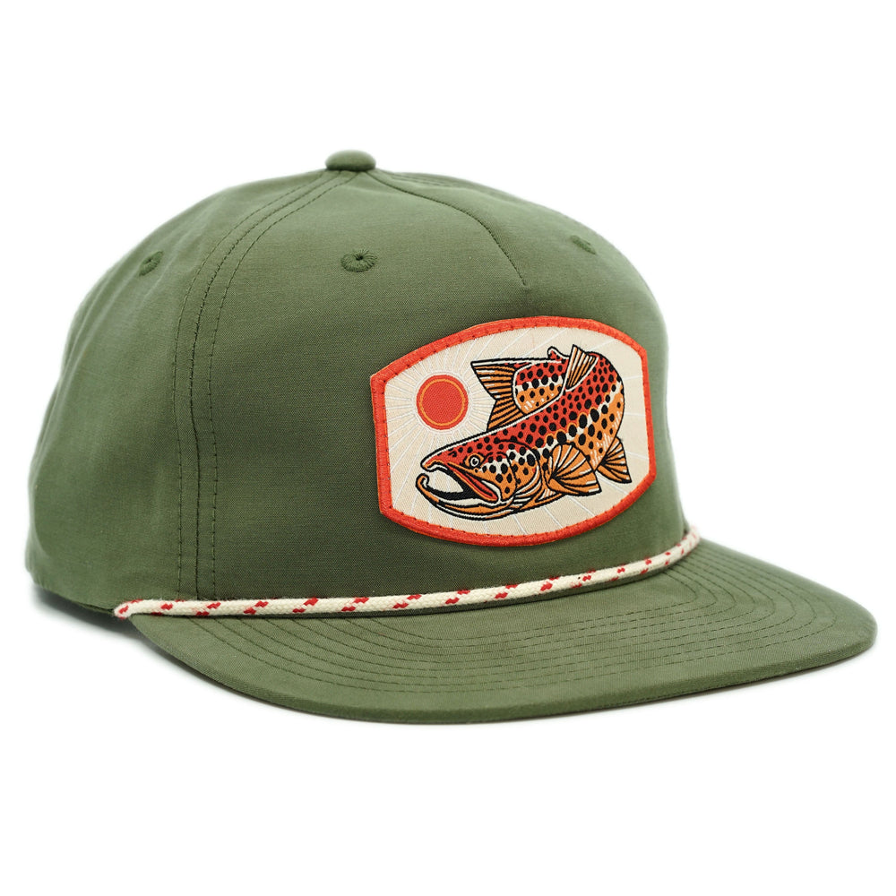 Casey Underwood Sun Brown Rope Hat, side view, view 2