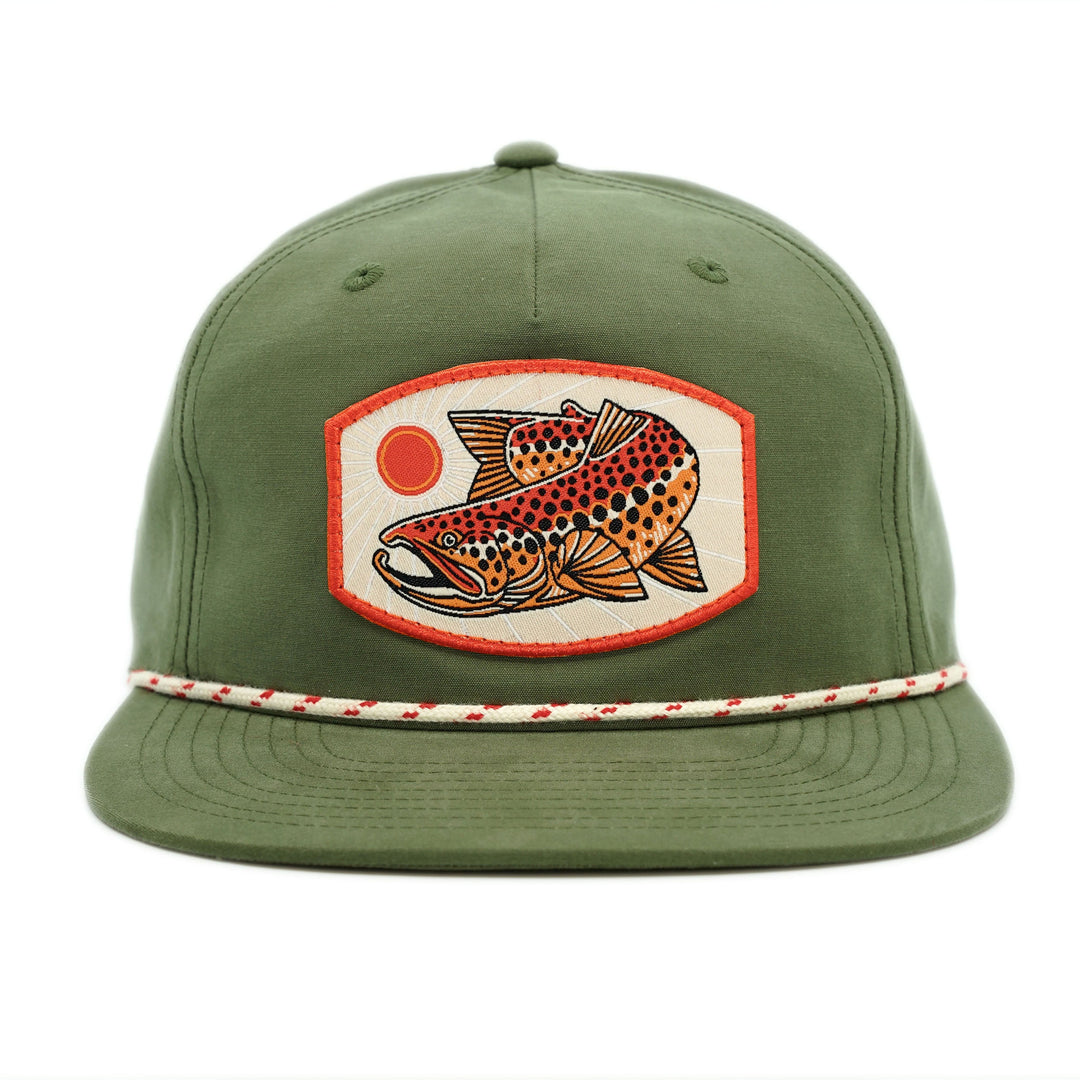 Casey Underwood Sun Brown Rope Hat, front view