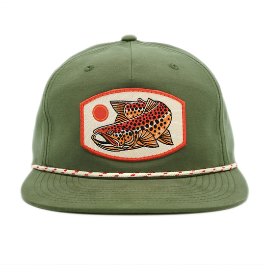 Casey Underwood Sun Brown Rope Hat, front view