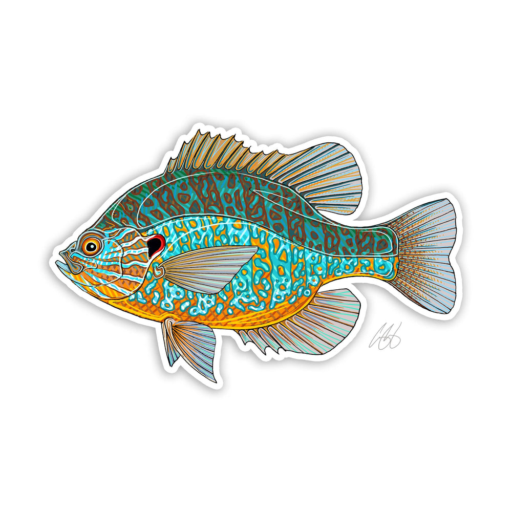 Casey Underwood Pumpkinseed Decal, view 2