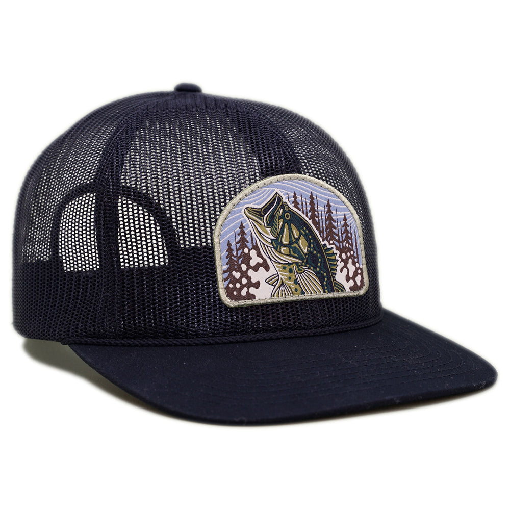 Casey Underwood Frog Hawg Mesh Trucker Hat, side view, view 2