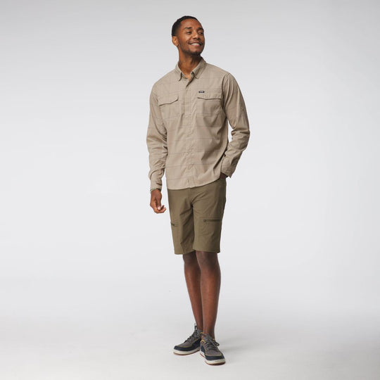 NRS Men's Long-Sleeve Guide Shirt, Ms Guide Shirt, front view