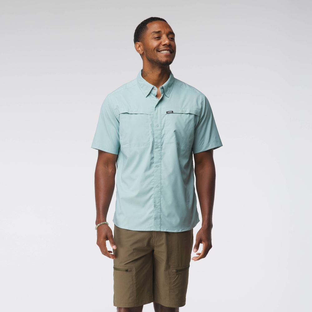 NRS Men's Gear Shirt, Aquifer, front view