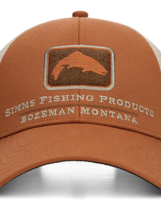 Simms Trout Icon Trucker, detail