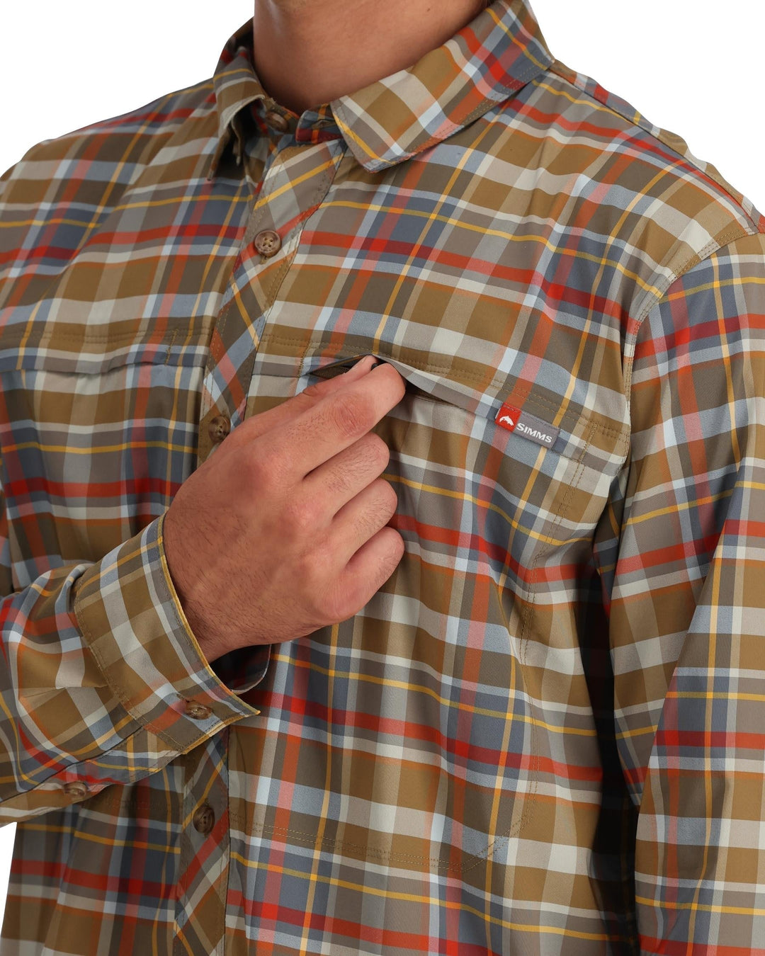 Simms Fishing M's Bugstopper Stone Cold LS Shirt - Sale, worn