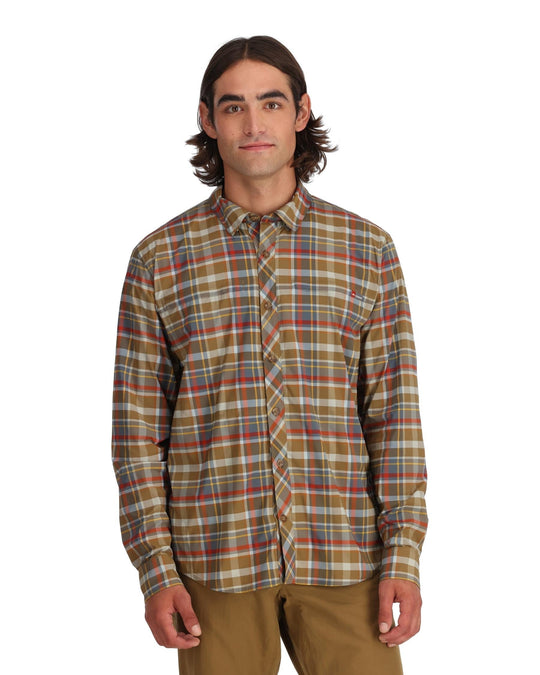 Simms Fishing M's Bugstopper Stone Cold LS Shirt - Sale, front view, view 3