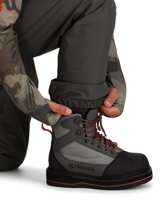 Simms Kid's Tributary Stockingfoot, worn