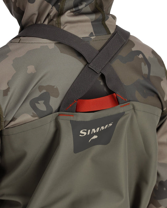 Simms Kid's Tributary Stockingfoot, worn, view 2