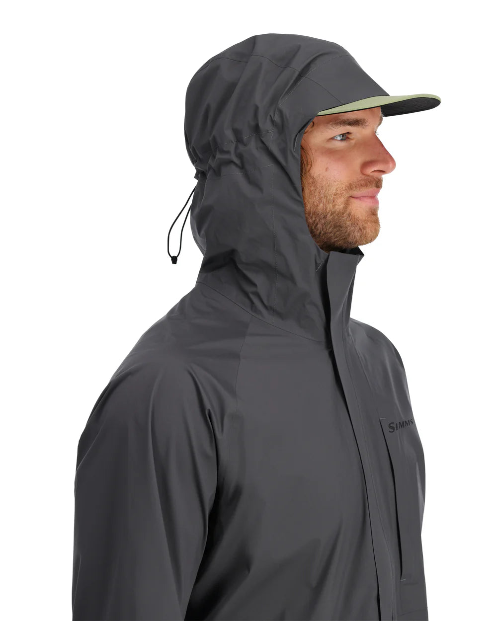 Simms Men's Waypoints Jacket, worn, view 3