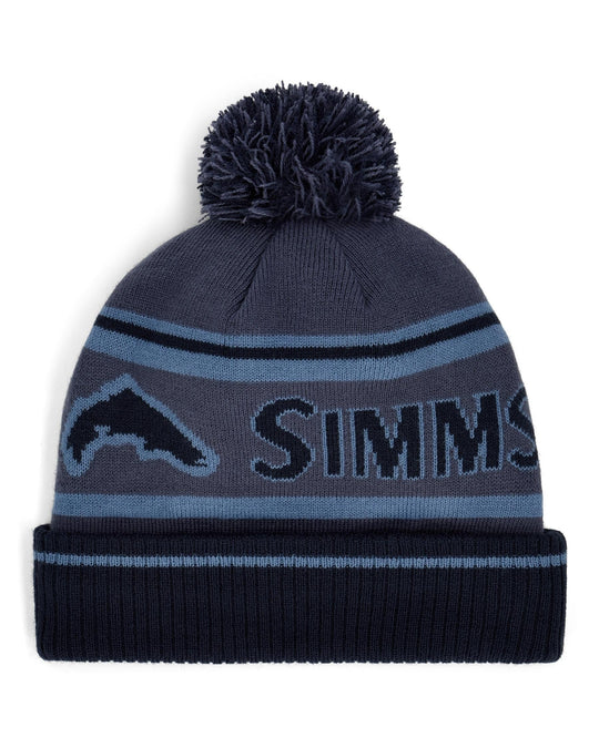 Simms Tip-Up Pom Beanie, back view
