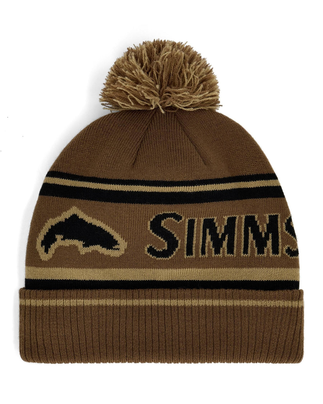 Simms Tip-Up Pom Beanie, back view, view 2