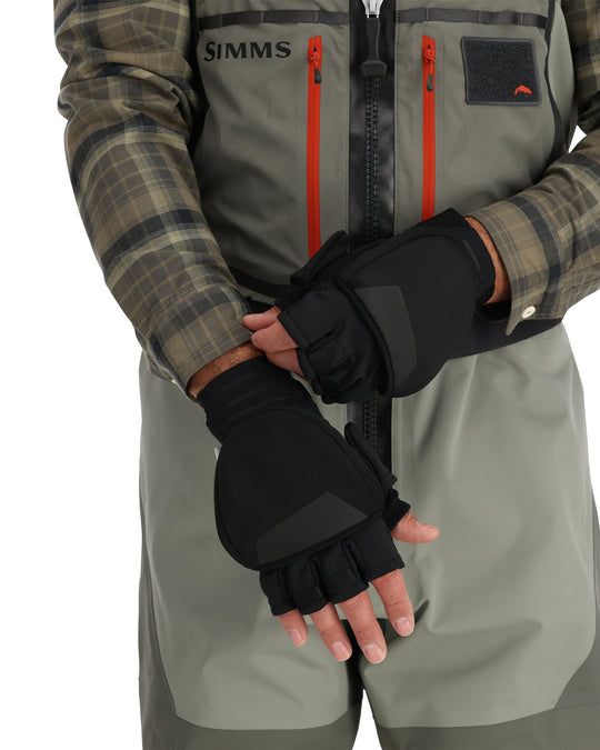 Simms WINDSTOPPER Foldover Mitt Sale, front view, view 2