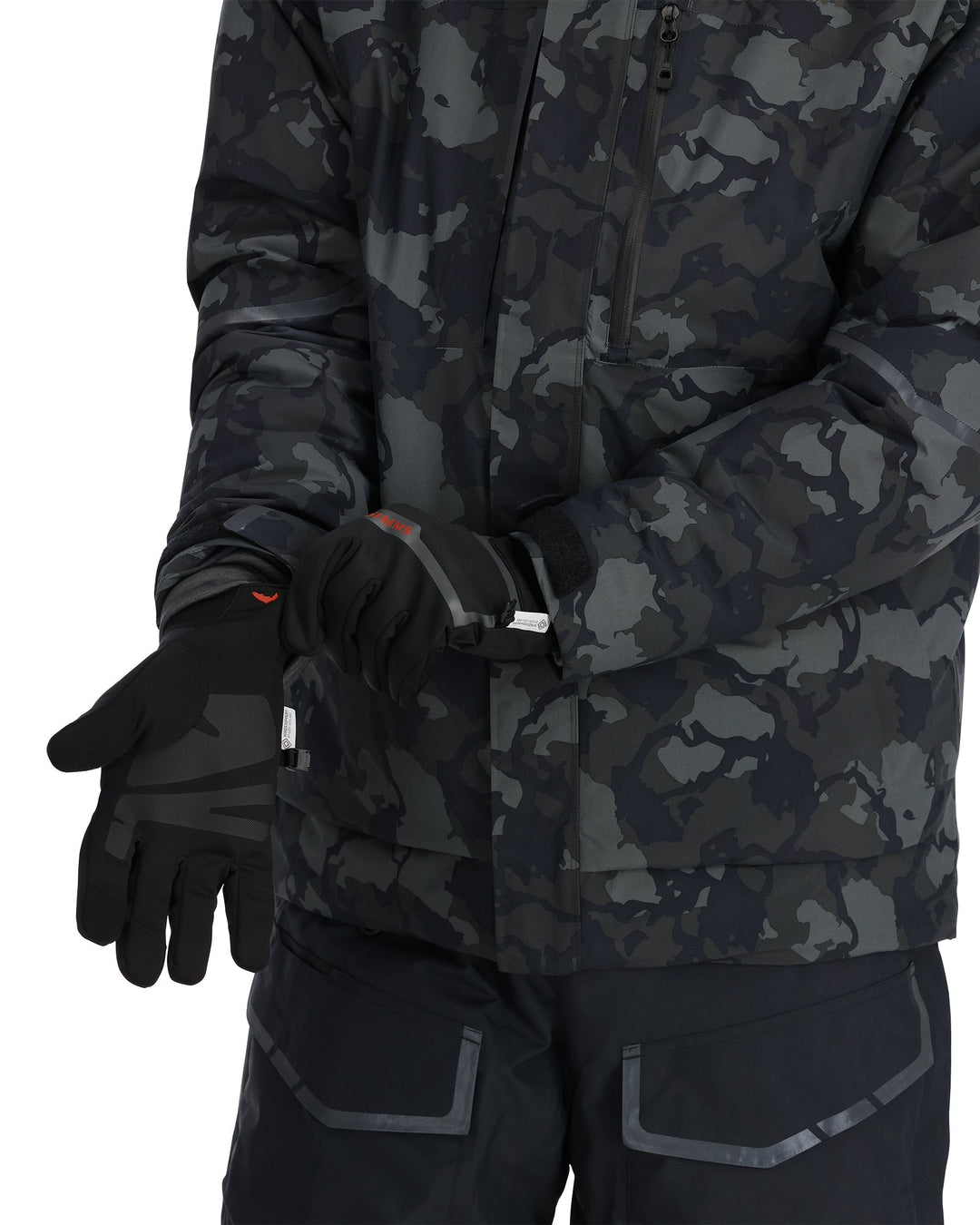 Simms WINDSTOPPER Flex Glove Sale, worn, view 2