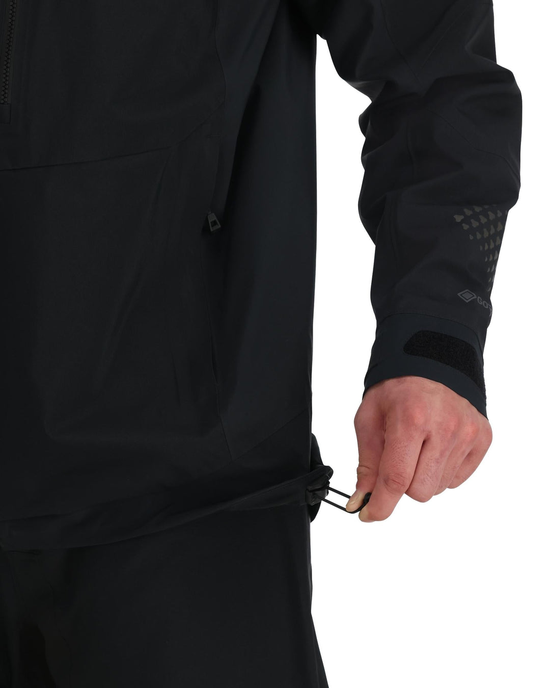 Simms Men's ProDry Jacket, worn, view 4