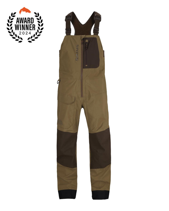 Simms Men's ProDry Bib, Driftwood, front view