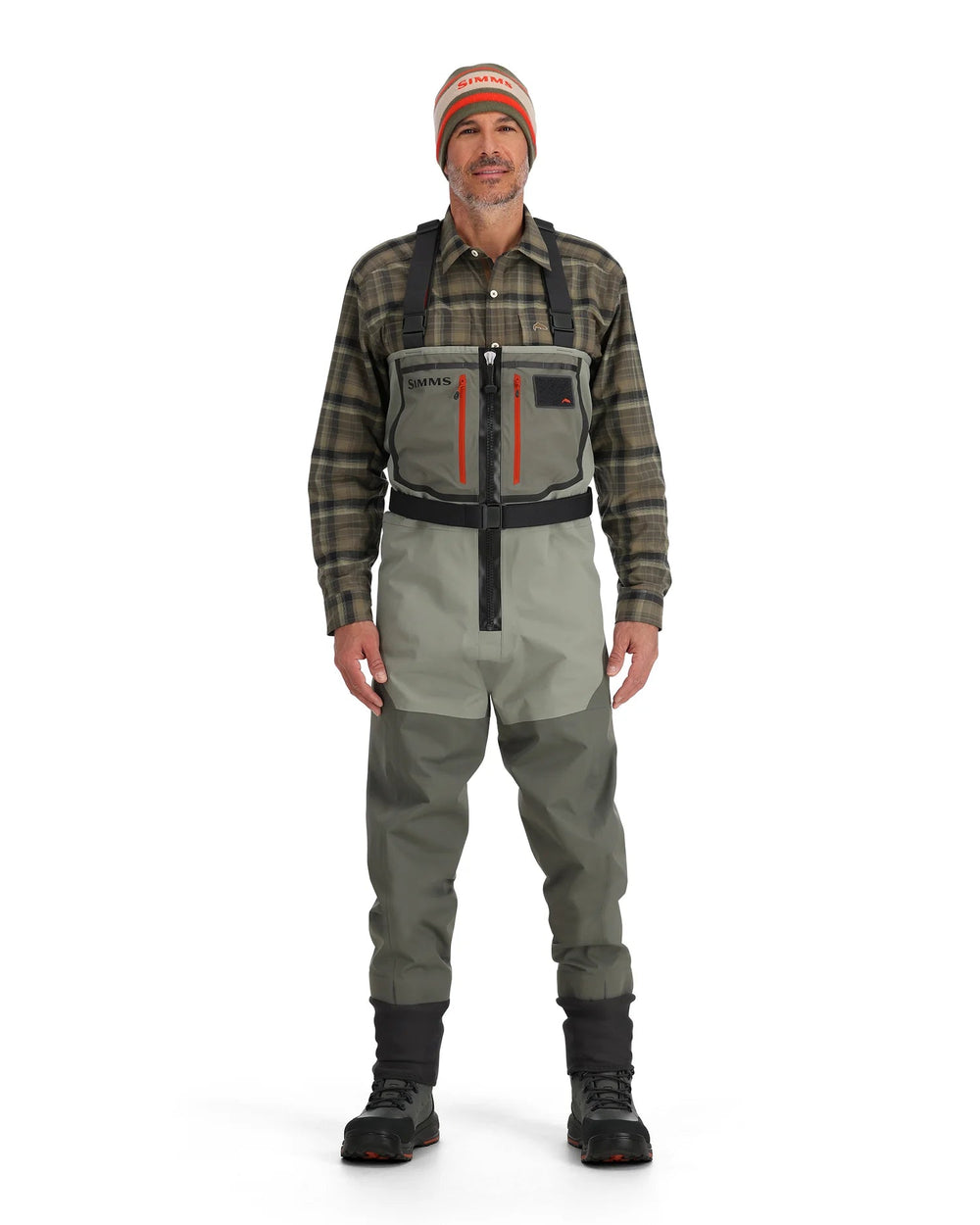 Simms Freestone Z Stockingfoot Wader, front view
