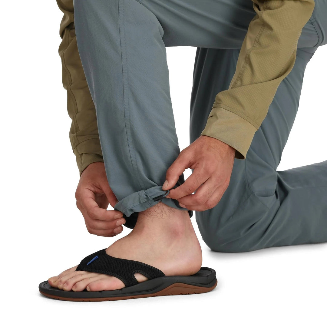 Simms Men's Superlight Pant, worn, view 3