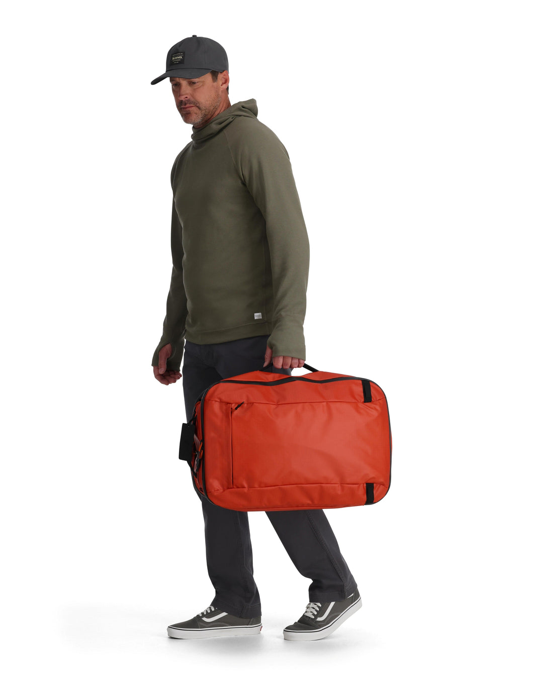 Simms Fishing Tailwind 50L Duffel, worn