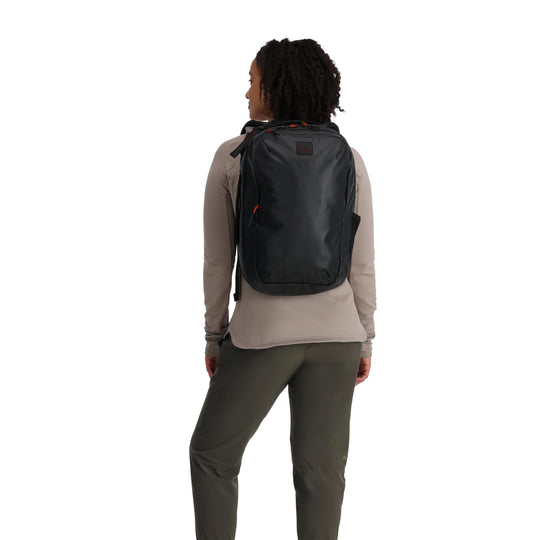 Simms Fishing Tailwind Backpack, worn, view 2