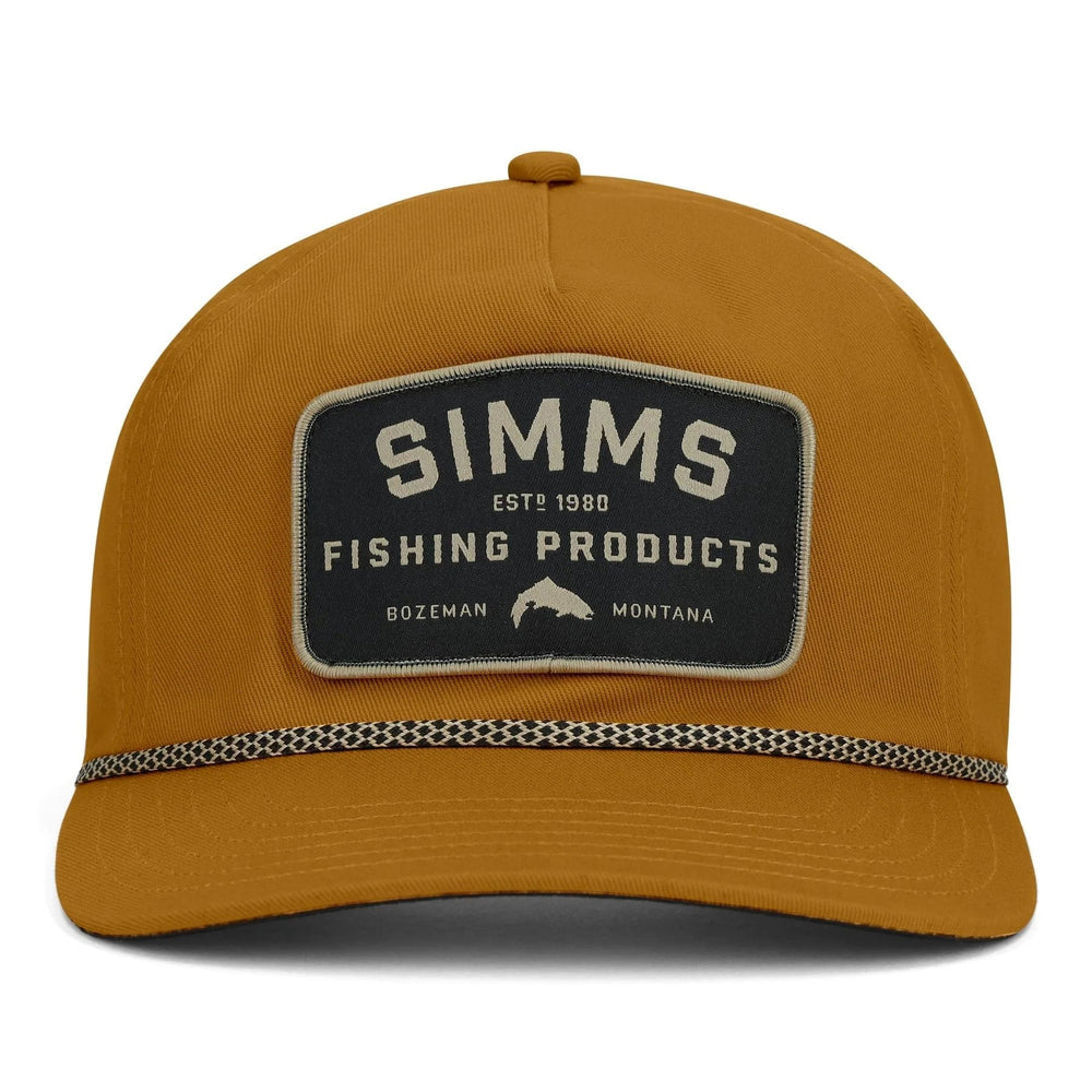 Simms Double Haul Rope Cap, front view, view 2