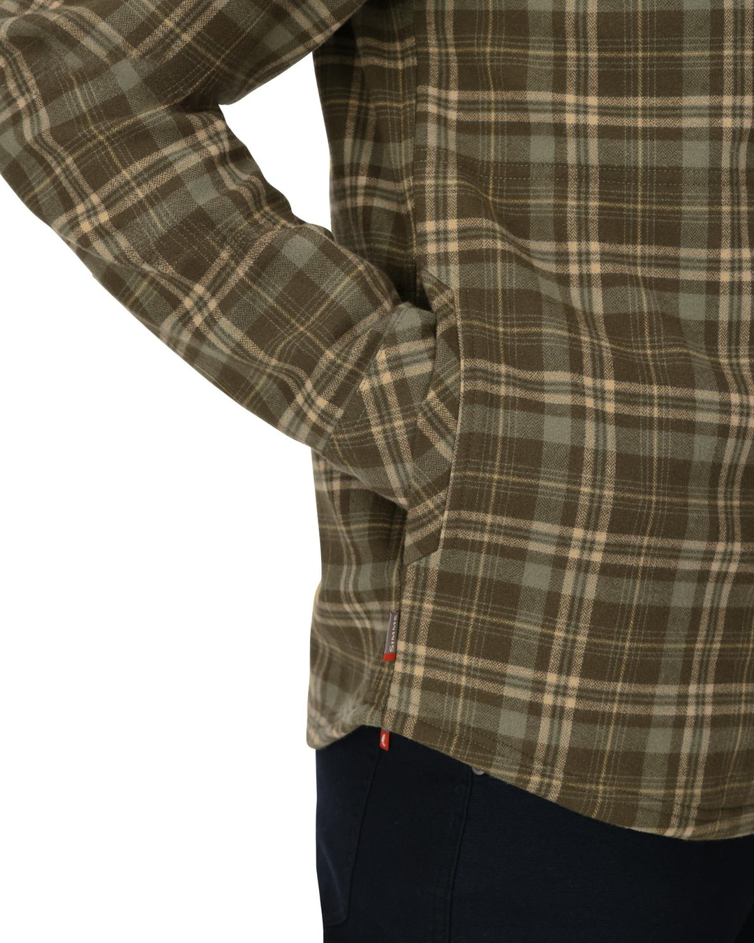 Simms Men's Coldweather Shacket, detail, view 2