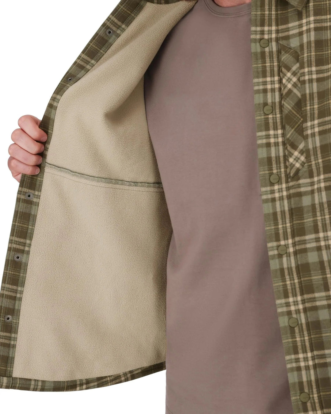 Simms Men's Coldweather Shacket, detail