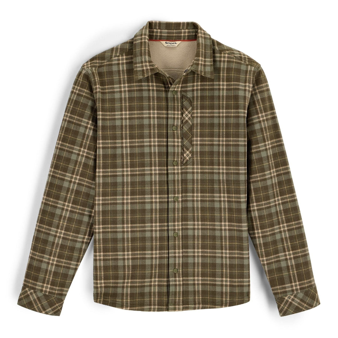 Simms Men's Coldweather Shacket, front view