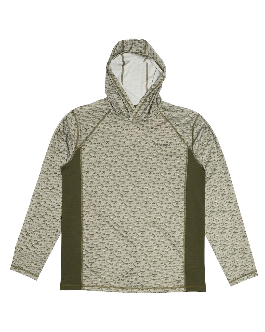 Simms Men's Challenger Solar Hoody - Wave Pale Pine