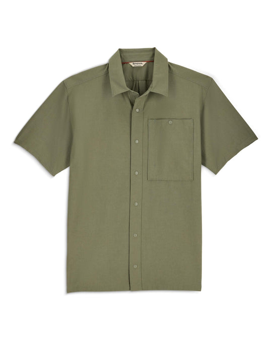Simms Men's Tailout Deck SS Shirt, front view, view 4