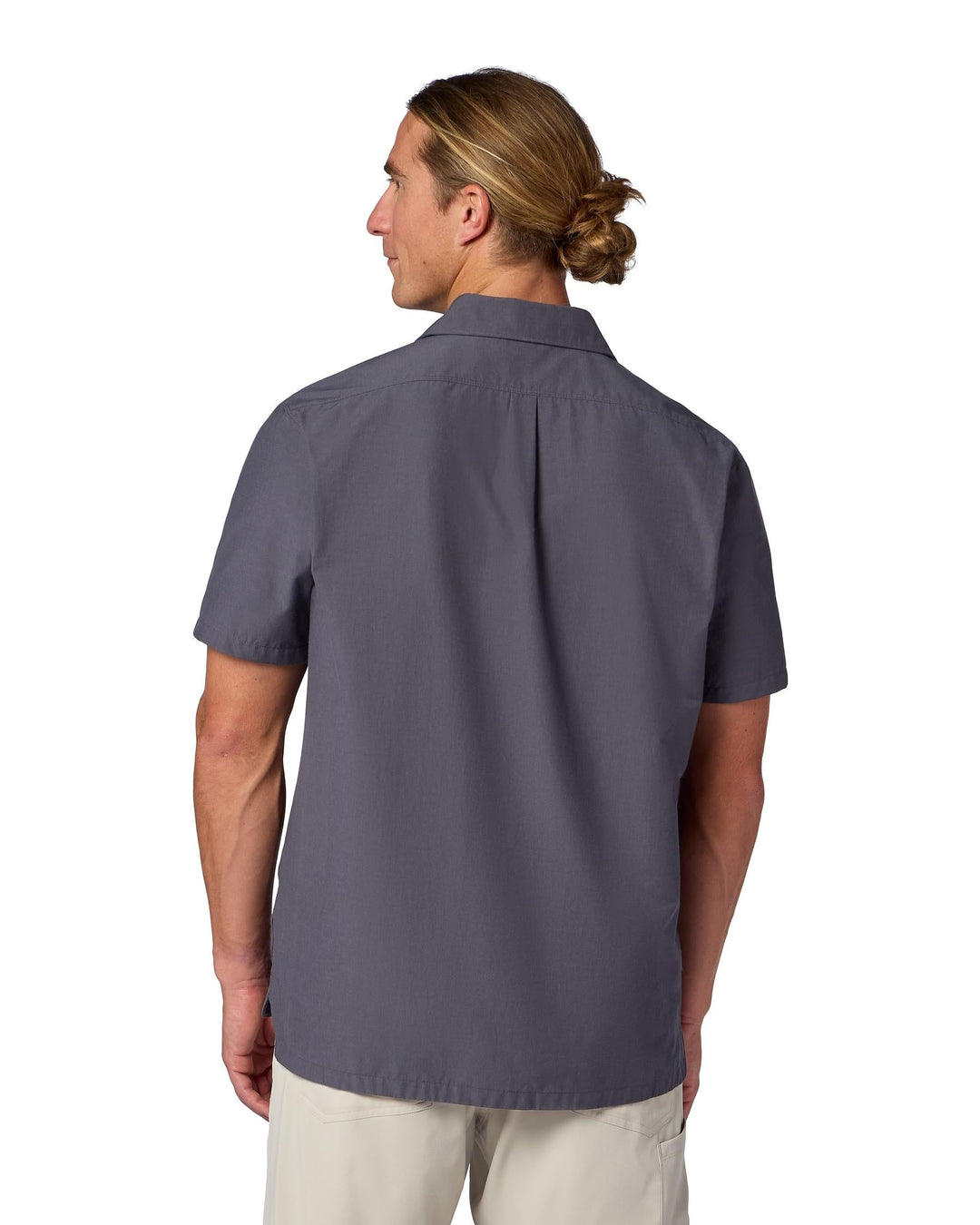 Simms Men's Tailout Deck SS Shirt, back view