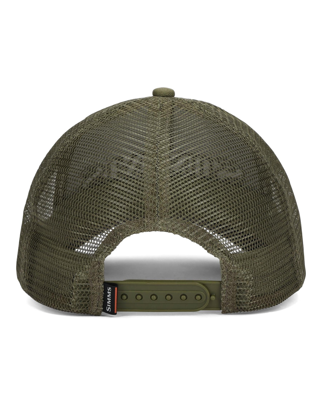 Simms Single Haul Trucker - Back Eddy Camo Fill, back view