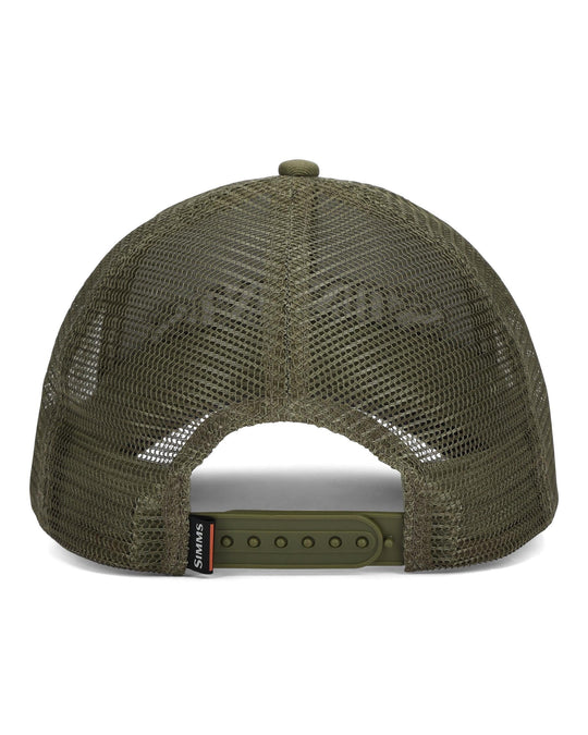 Simms Single Haul Trucker - Back Eddy Camo Fill, back view