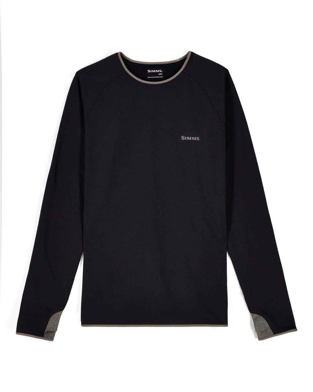 Simms Men's Strata 200 LS Crew, front view, view 3