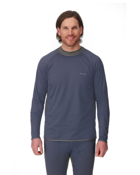 Simms Men's Strata 200 LS Crew, front view, view 2