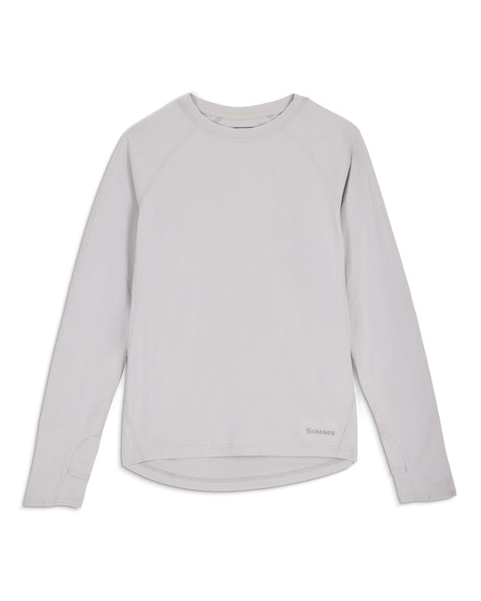 Simms Women's Solarflex Crew, Overcast, front view