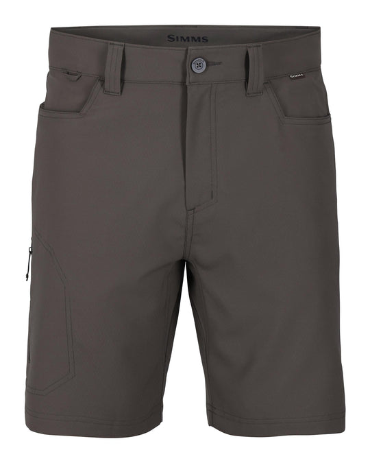 Simms Men's Skiff Shorts, Basalt, front view