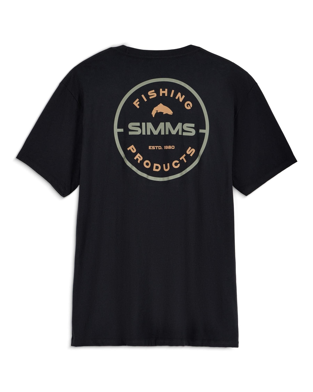 Simms Men's Rounder T-Shirt, back view, view 2