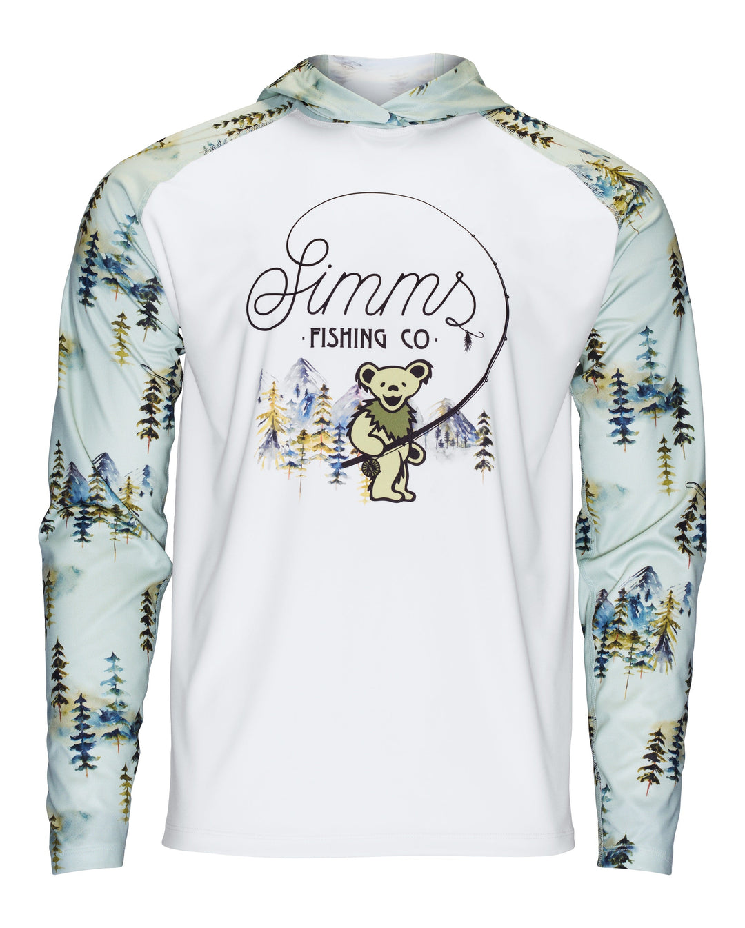 Simms Fishing M's SolarTech Hoody - Grateful Dead: Wonders, front view