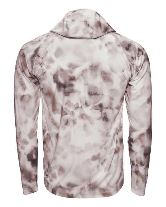 Simms Fishing M's SolarTech Hoody - Grateful Dead: SYF - Cloud, Solartech Hoody, back view