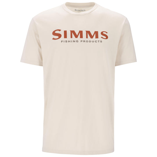 Simms Men's Logo T-Shirt Natural Image 01