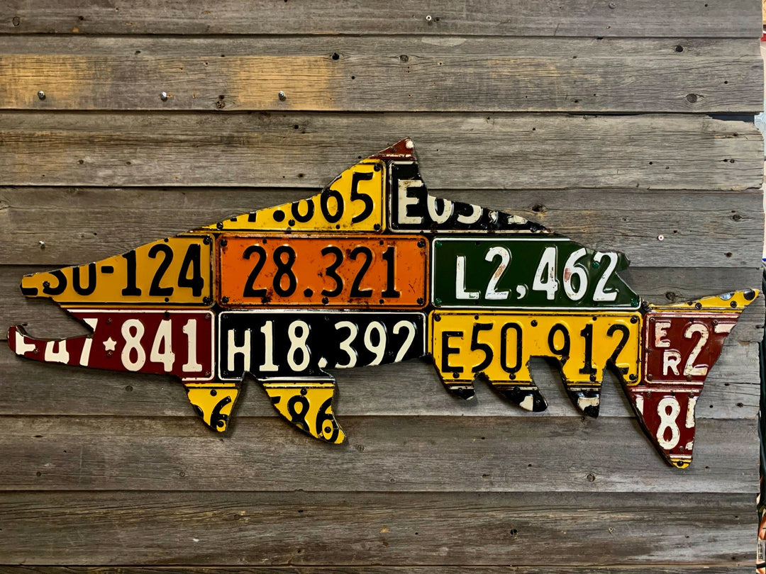 Cody's Fish New Zealand Brown Trout License Plate Art