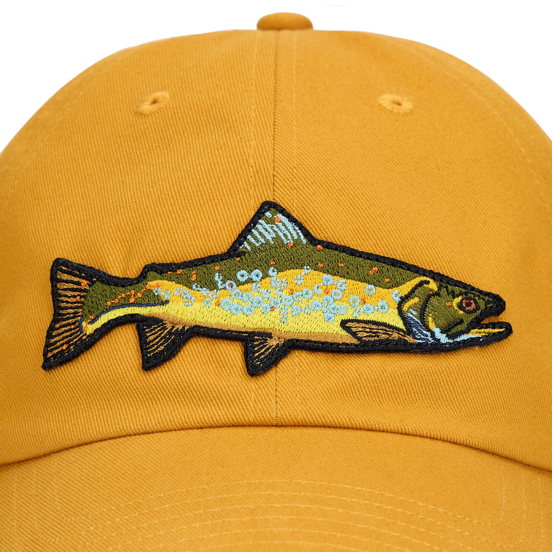 Simms Single Haul Cap, Amaretto Rainbow Trout, view 3