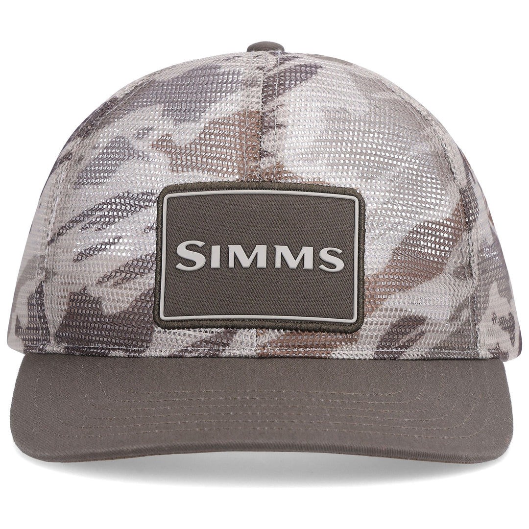 Simms Fishing Mesh All-Over Trucker - Sale, Ghost Camo Stone