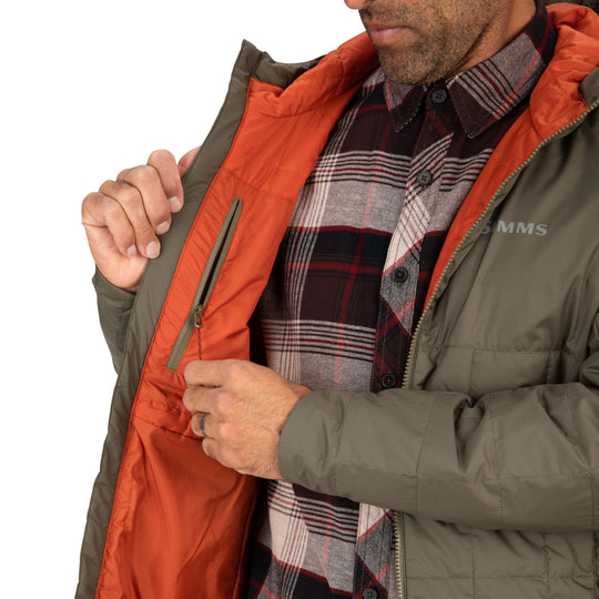 Simms Men's Fall Run Hoody Sale, Dark Stone, view 12