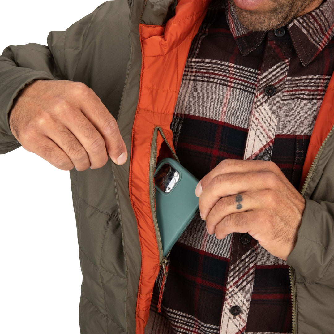 Simms Men's Fall Run Hoody Sale, Dark Stone, view 13