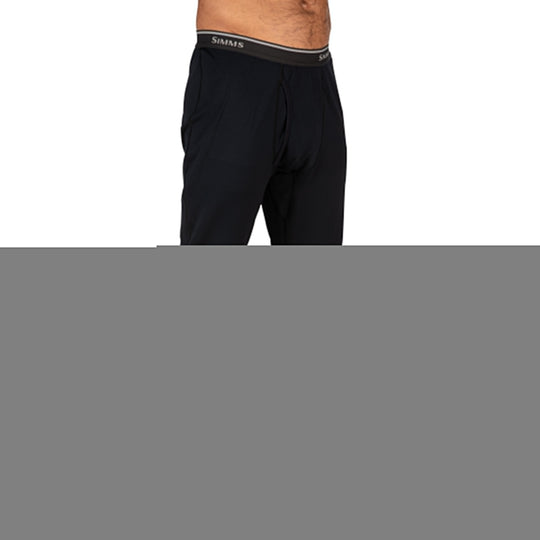 Simms Heavyweight Baselayer Bottom Sale, Black, underside, view 6