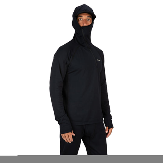 Simms Heavyweight Baselayer Hoody Sale, Black, view 6